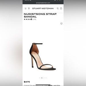 Stuart weir man nudistsong black leather size 8